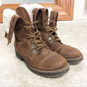 Brown Combat Boots SH-6
